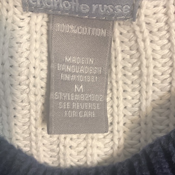 Charlotte Russe Crop Sweater - Picture 5 of 5